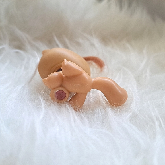 Littlest Pet Shop | cute Yellow Cat with hair #78 - Picture 7 of 8